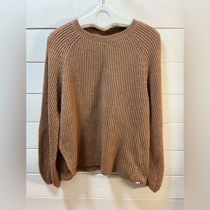 FWD – Brown Ribbed Knit Sweater XL